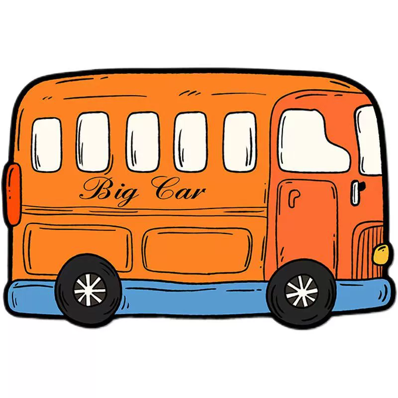 Симпатичный мультяшный автобус диатомовая грязь коврик для ванной комнаты раковина быстро впитывает воду, сухие коврики для домашних дверей декоративные коврики