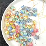 1月新款 高级感梵高油画风散珠亚克力串珠diy手链手机链饰品配件