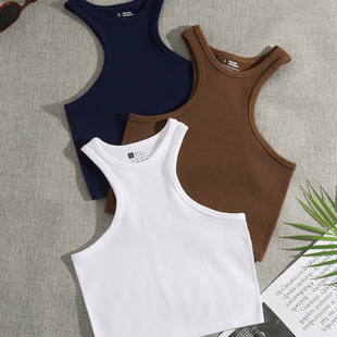Women's Nylon Sports Blouse Yoga Sweat-wicking Traceless Underwear Running Quick-drying I-shaped Short Vest