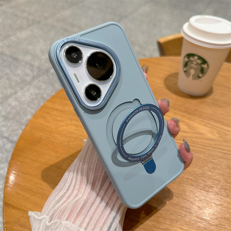 El soporte de sensación premium es adecuado para la carcasa del teléfono móvil Huawei Pura70pro magnetismo nuevo pura70ultra pareja 60Pr