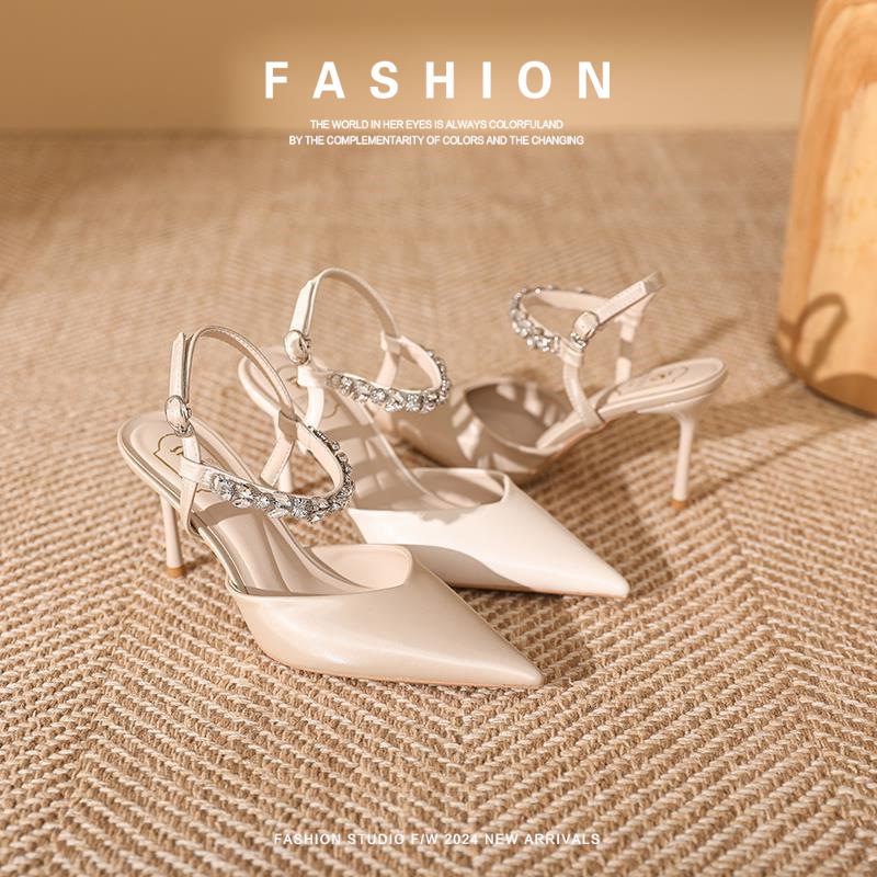 High heels pointed-toe stiletto heels