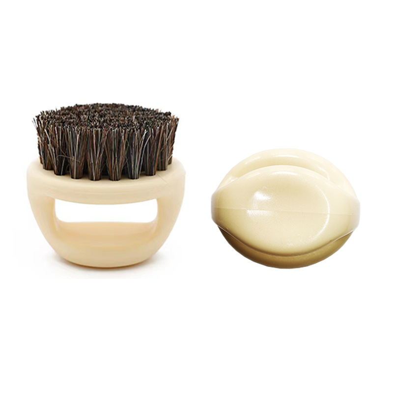 Vintage aceite cabeza anillo barba cepillo cuello cepillo corte de pelo Pelo roto cepillo de limpieza CRIN estilo peluquería herramientas