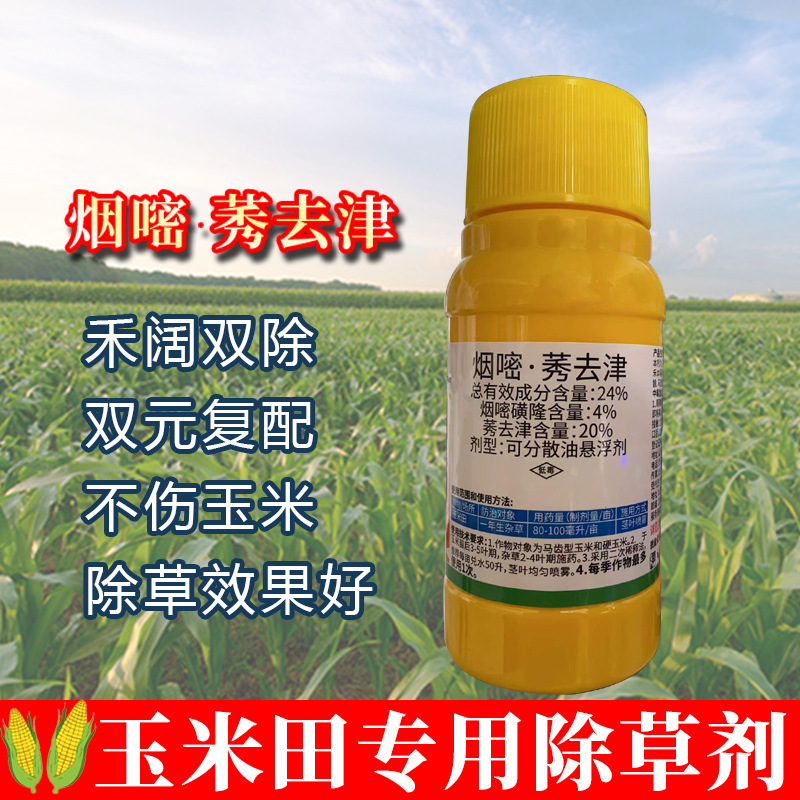 烟嘧莠去津玉米地除草专用剂玉米苗后除草不伤苗后玉米除草专用剂