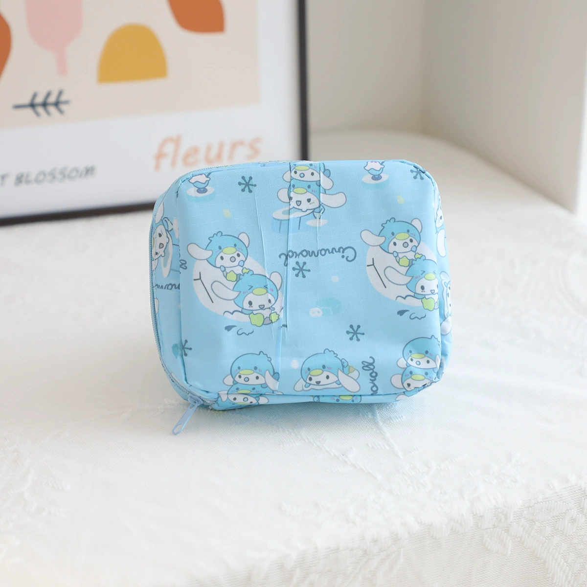 Cartoon handheld organizer bag, universal purse