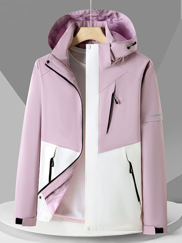 Chaqueta de montaña para hombre, desmontable, tres en uno, cortavientos e impermeable, de corte holgado, para otoño e invierno, para protegerse del frío.