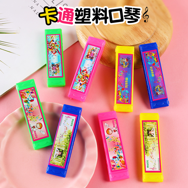 Juguetes para niños armónica colorida jardín de infantes estudiantes primarios instrumentos de soplo música mini armónica regalos