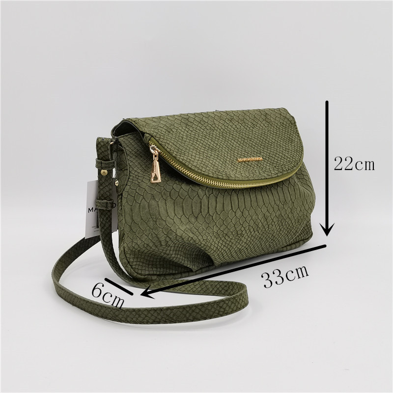 Women's Large Pu Leather Solid Color Vintage Style Square Zipper Ruched Bag display picture 2