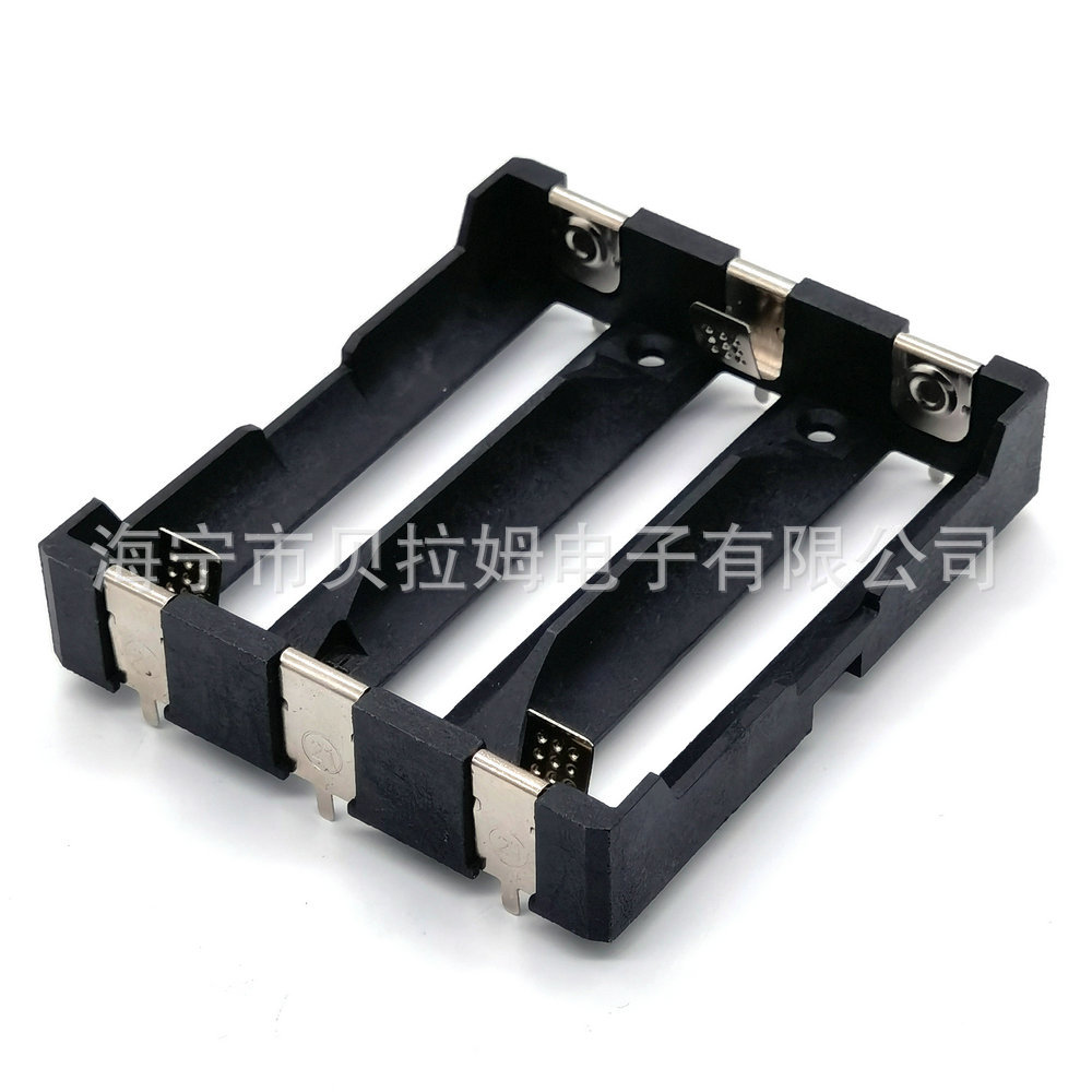 20700/21700尼龙防火三节3节PC电路板插针电池盒储能专用