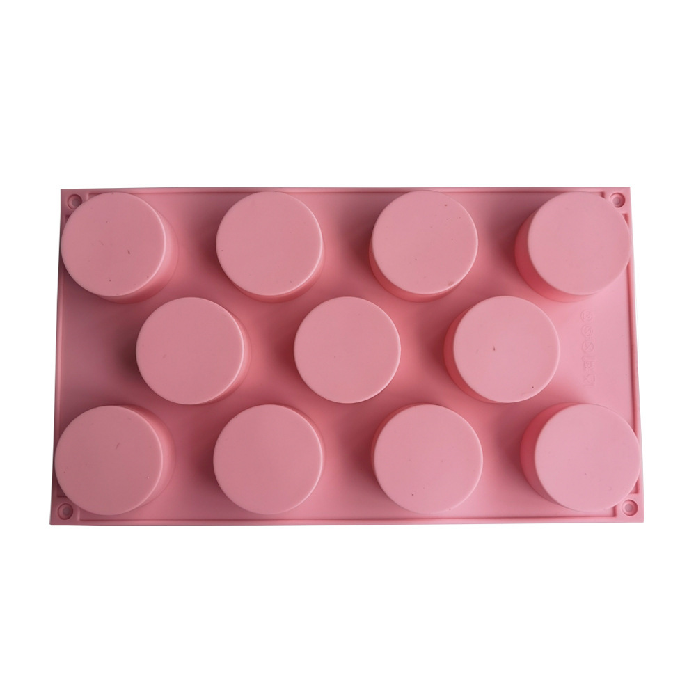 11 cilindro 31 molde de silicona pastel helado pudín molde de postre jabón utensilios de cocción