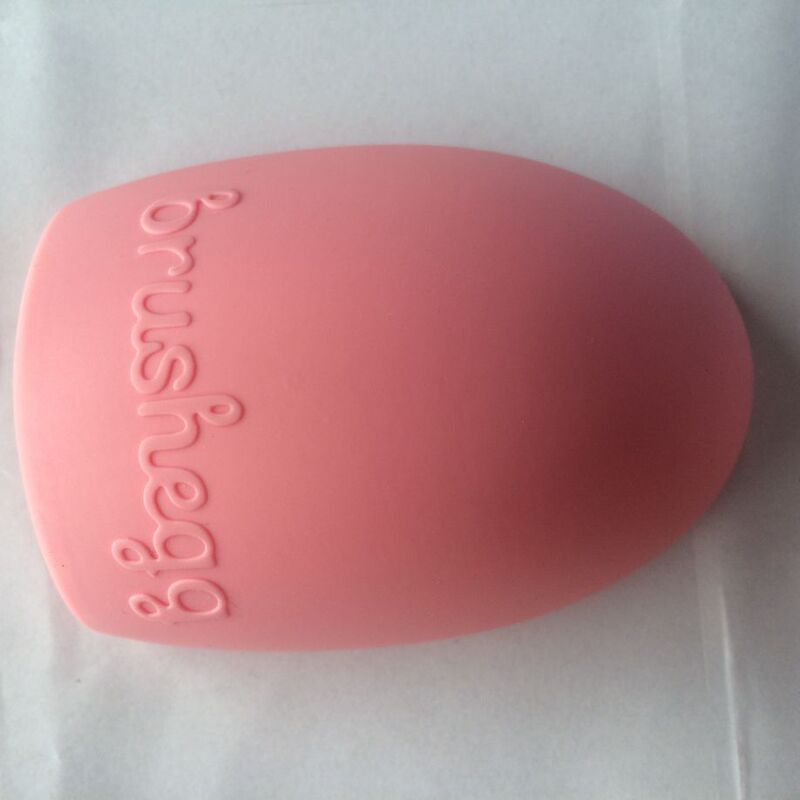 Silicone scrubbing egg makeup brush cleaning brush scrubbing pad travel mini washboard scrubber cleaning tool