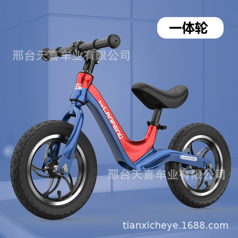 Coche de equilibrio para niños sin pedal 1-3-5-6 años bebé bicicleta deslizante scooter de 12/14 pulgadas para niños y niñas