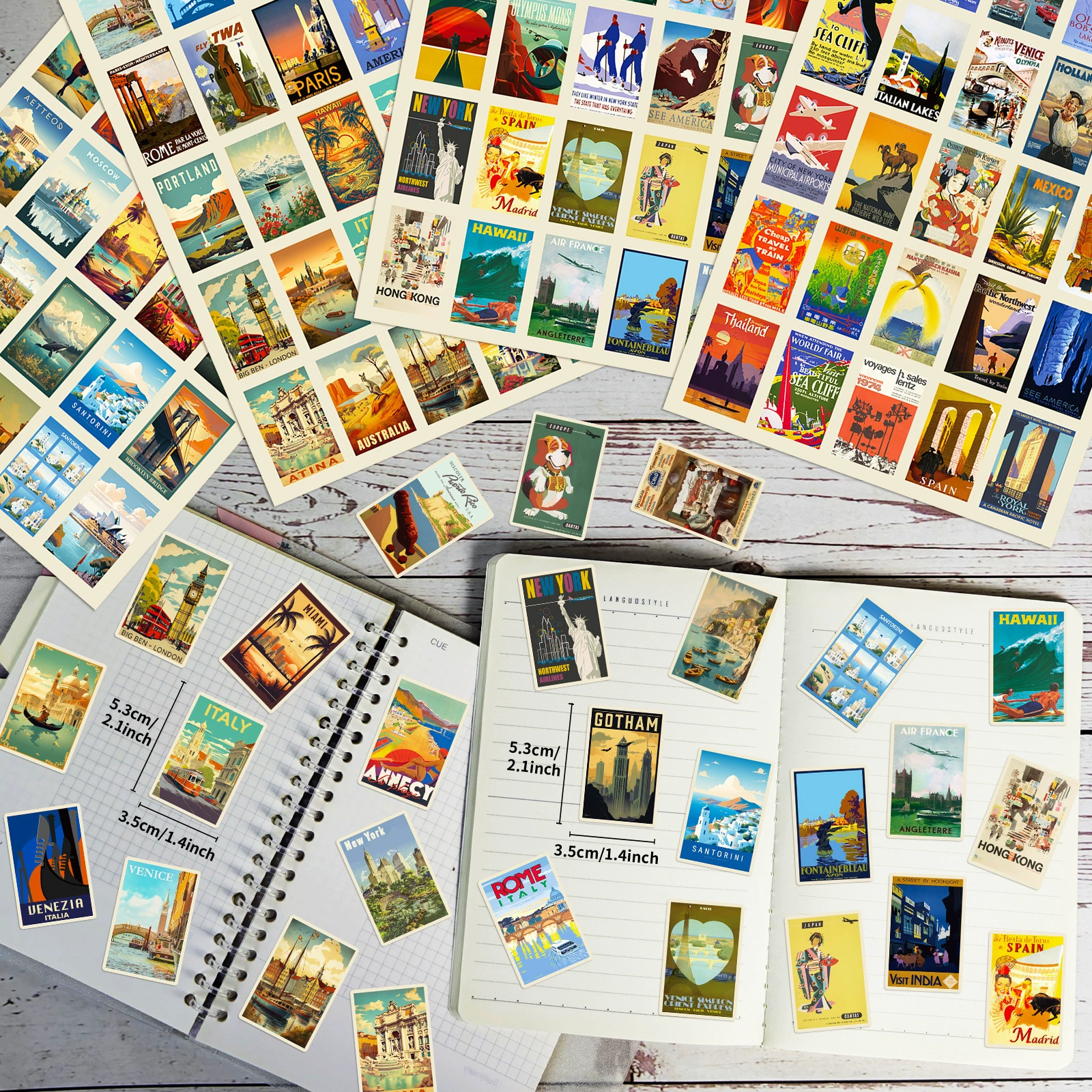 Poster, sticker, 100 pieces, Aliexpress