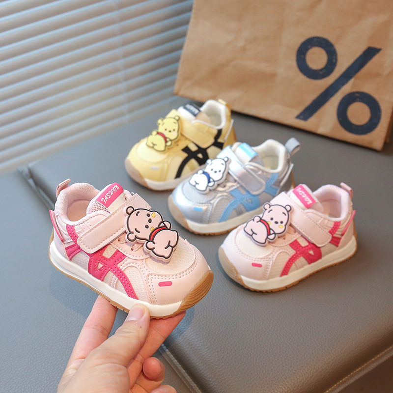 Cute Cartoon Infant Toddler Shoes Waterproof Leather Baby Girl Indoor Shoes Soft Sole Boys Running Shoes Dropshipping