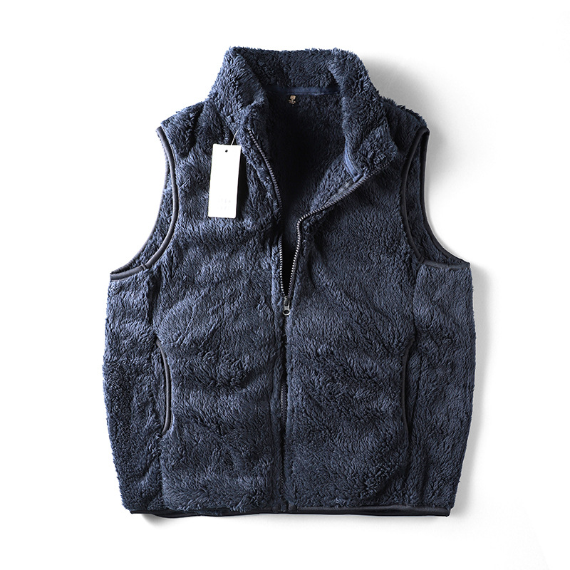 Youjia mujeres de terciopelo largo polar chaleco de lana de otoño e invierno cálido chaleco deportivo chaqueta sin mangas 451441