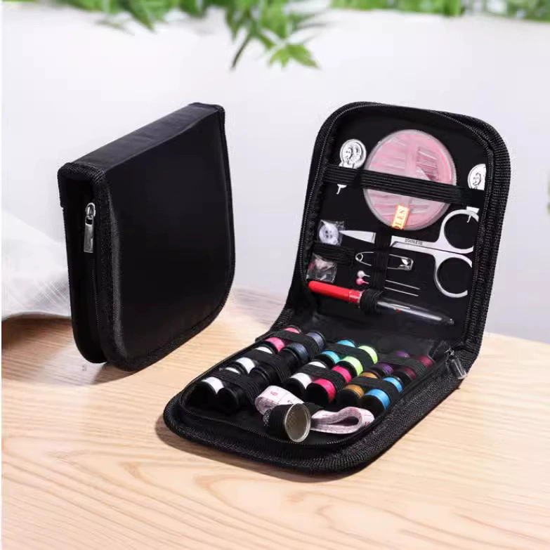 Набор швейных инструментов для дома, прямые поставки с фабрики: коробка для ниток, швейные иглы и нитки, портативный швейный набор, 27 предметов