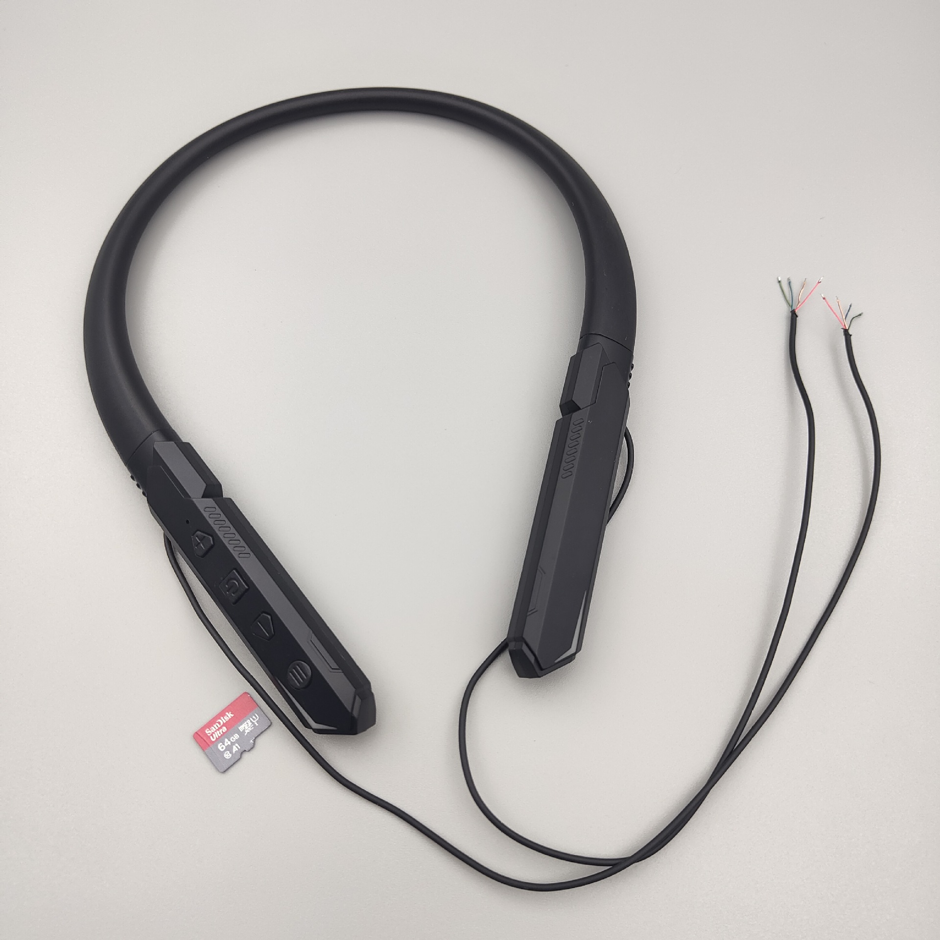 DIY-EQ-Einstellung mit Atemlicht TF-Kartenpuffer hängender Nacken Bluetooth drahtloser Stereo-Kopfhörer Zubehör Halbfertigprodukt