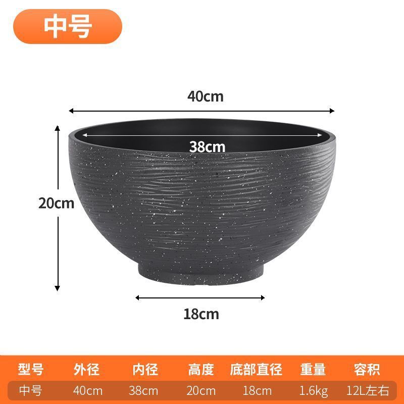 古法养鱼养荷花碗莲睡莲花盆造景乌龟金鱼缸塑料树脂创意水培|undefined