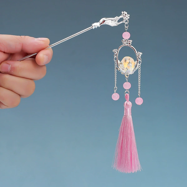 Bergusting Silver Lotus Lantern (Pink)