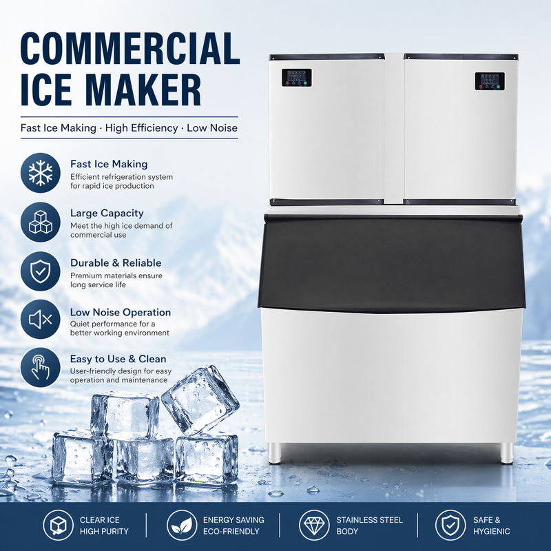 Commercial Cube Ice Machine, Cube Ice Pellet Machine 2000P, Large Export Configuration, Supports Customization Odm Oem Commercial Cube Ice Machine, Cube Ice Pellet Machine 2000P, Large Export Configuration, Supports Customization Odm Oem