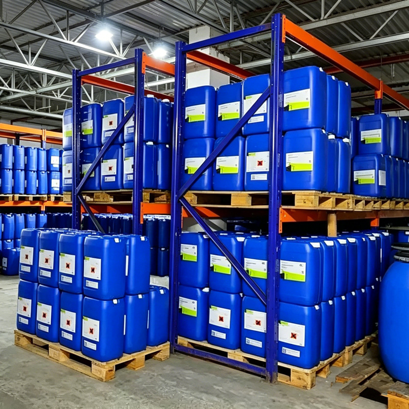 危化品仓库化工原料桶重型仓储货架存储油品环氧树脂涂层定制货架