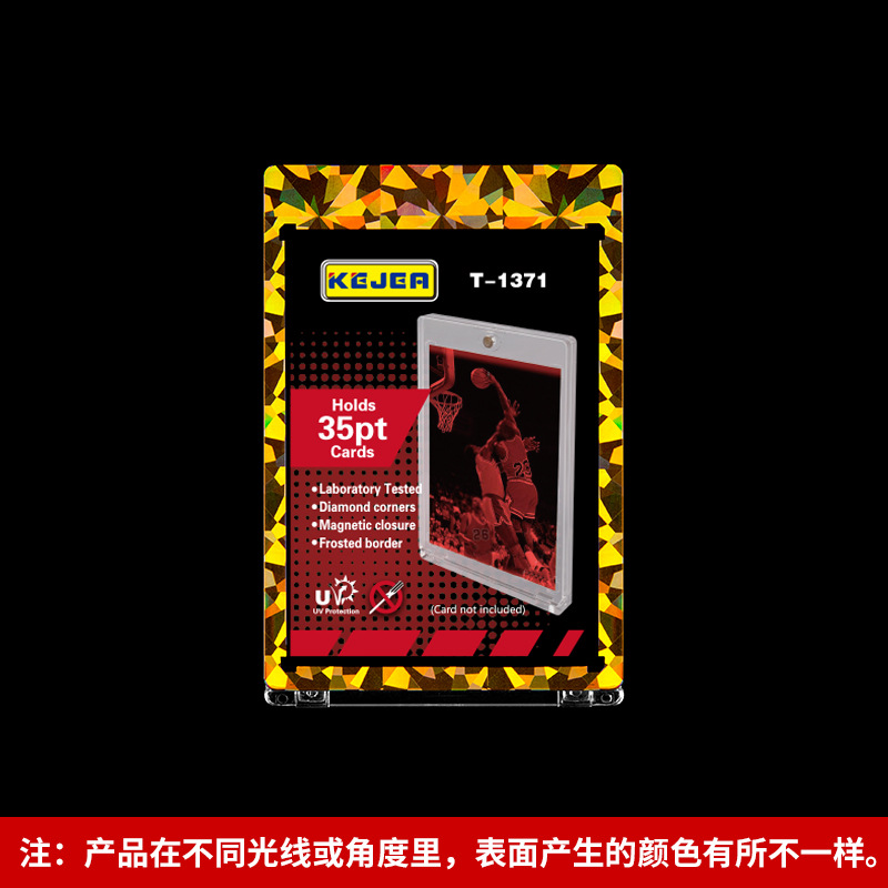 Ladrillo de tarjeta de concha 35-180PT Star Collection Juego de tarjeta acrílica Ladrillo de tarjeta transparente Ladrillo de tarjeta pequeño con ranura magnética