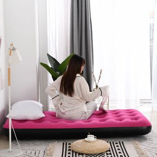 Tx Thickened Inflatable Mattress Bed Sheets Double Foldable Outdoor Portable Folding Bed Camping Lazy Single Inflatable Bed Self
