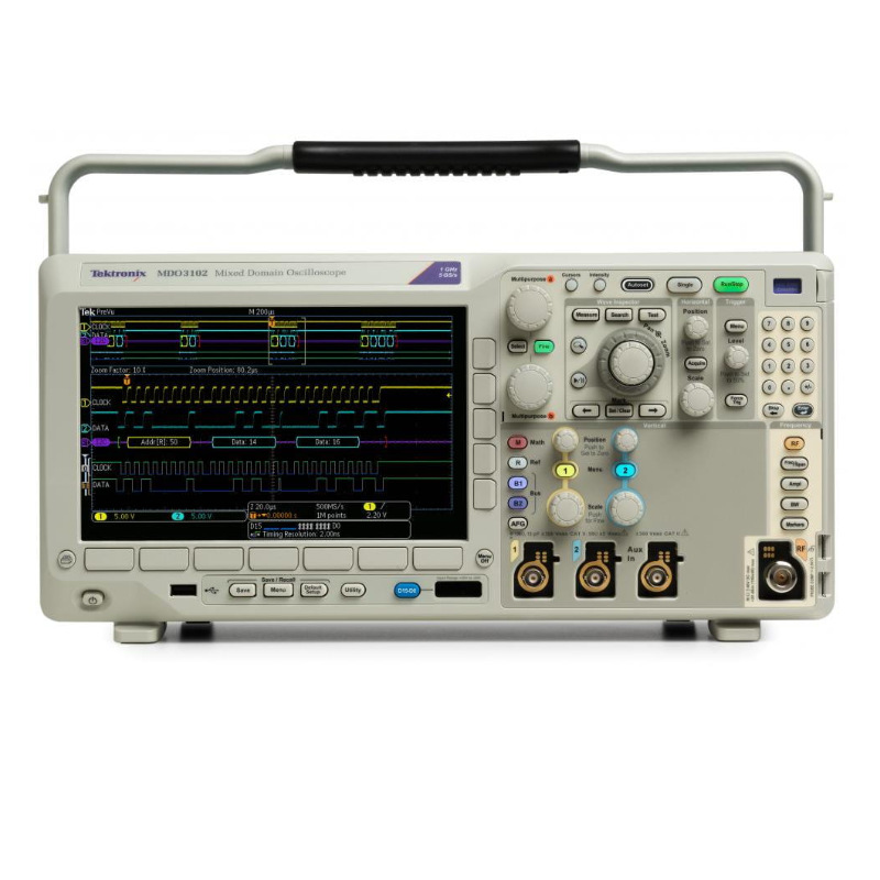 泰克MDO3014/3034/30241GHz带宽加持2/4通道多功能示波器便携设计