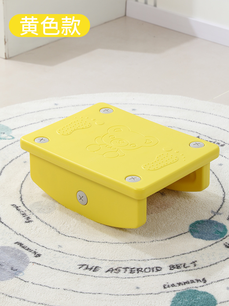 Plataforma de equilibrio sensorial de plástico entrenamiento sensorial de niños rehabilitación vestibular doméstica juguetes de educación temprana tabla de equilibrio tabla de sierra W