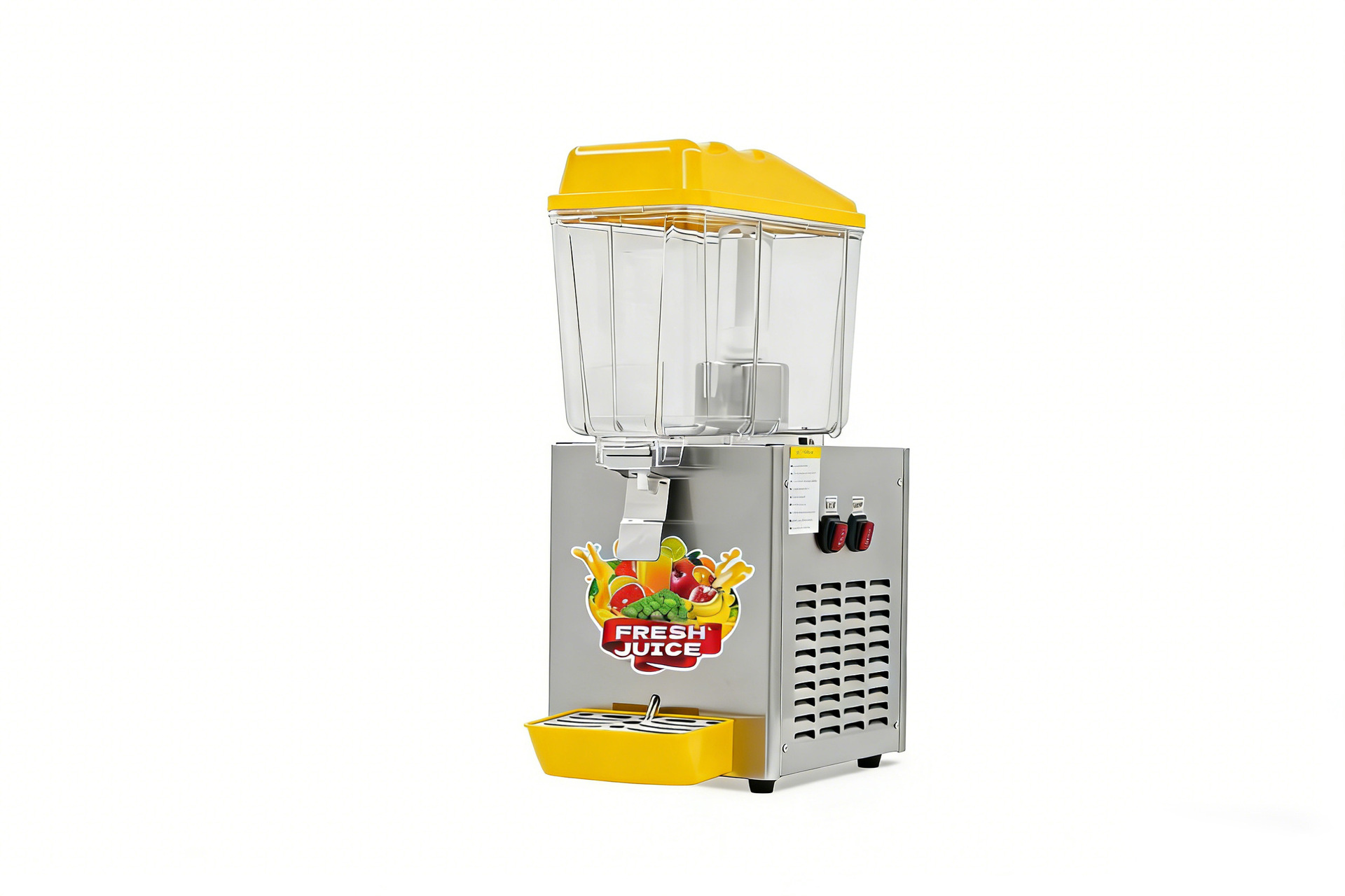 Máquina de bebidas frías comerciales máquina de jugo frío y caliente máquina de bebidas dispensadora de jugo de cafeteria calentador de jugo enfriador