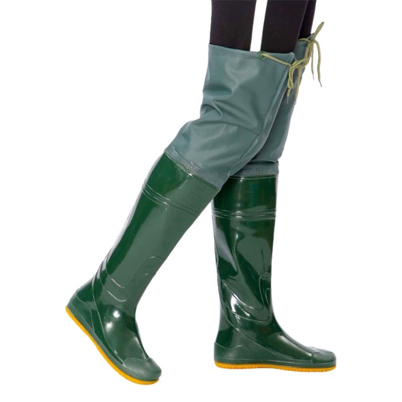 Yuli Wang высокие трубчатые сапоги для пересадки риса до колен водные туфли для мужчин и женщин рисовые поля посадка рисовых саженцев мягкие нижние носки рыболовная обувь водные штаны