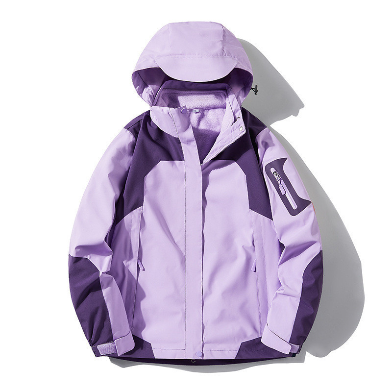 연보라색 여성(투피스 세트)