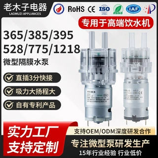 哇噢定制高端饮水机微型自吸泵385/775/1218吸力大扬程大隔膜泵厂