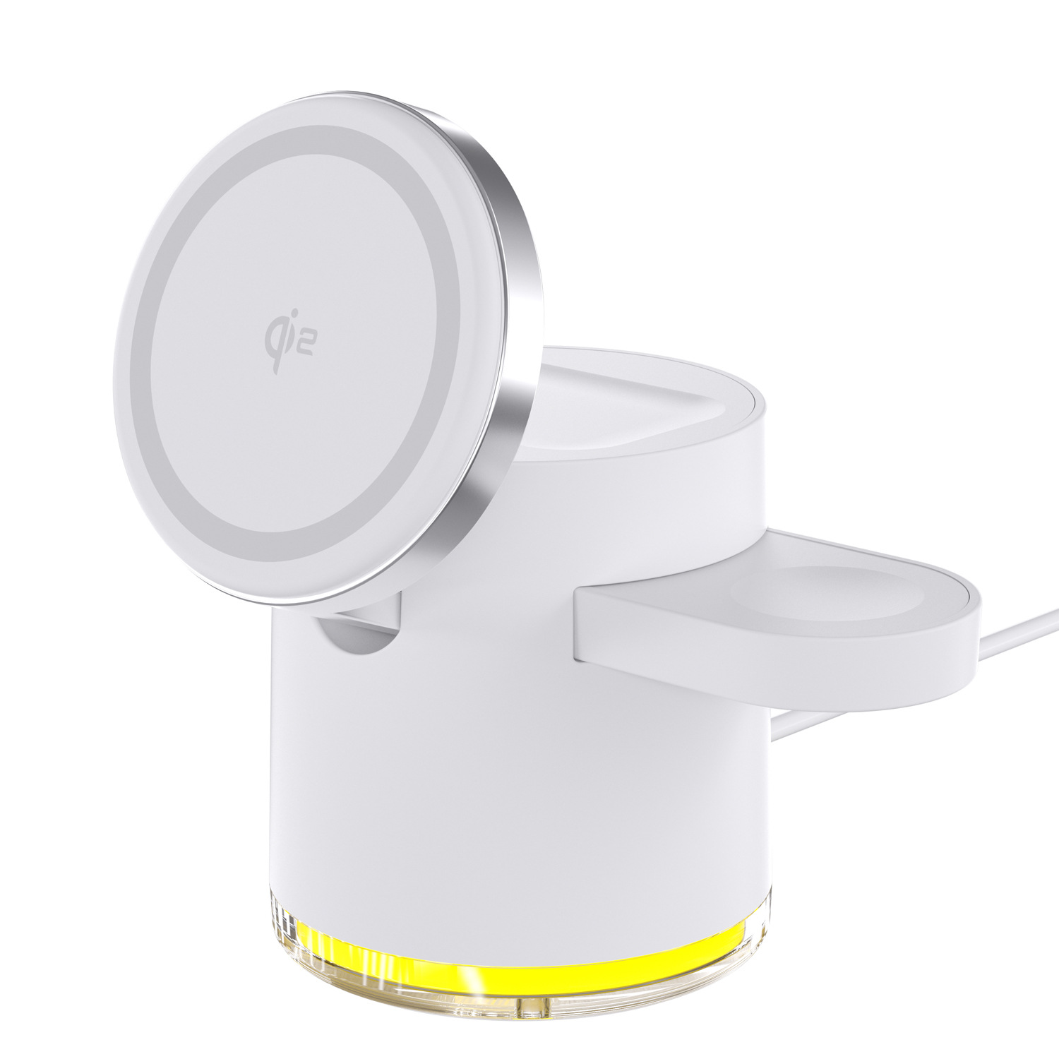 Nuevo producto Qi2 magnético tres en uno cargador inalámbrico plegable tres en uno cargador inalámbrico adecuado para Apple 15
