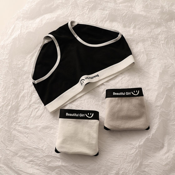 Simple Underwear Female Girl Student Japanese Style Cotton Trameless Mid-Waist Breathable Women's Briefs Shorts for Women