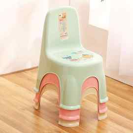 卡通加厚儿童成人椅子幼儿园靠背坐椅宝宝塑料餐椅小孩防滑小凳子