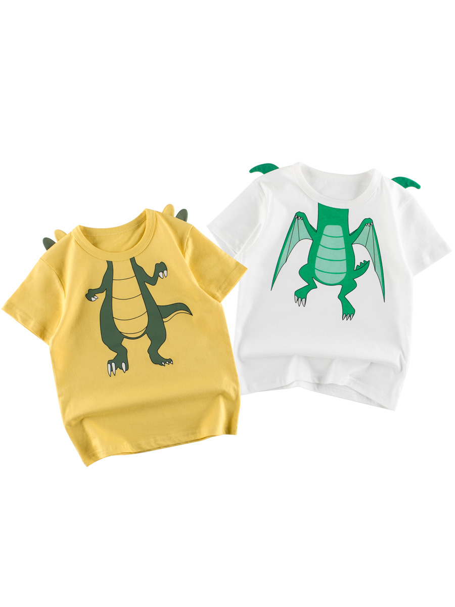 Ropa para niños de la marca de moda 2025 verano nuevo estilo para niños camiseta de manga corta con estampado coreano ropa de dibujos animados para bebés fuente transfronteriza image 1