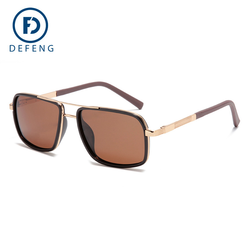 Polarized Steampunk Sports Sunglasses For Men With Double Bridge_voghion.com