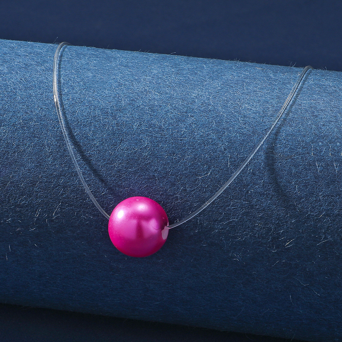 1 Piece Quantity Simple Style Solid Color Artificial Pearl Resin Women's Necklace
