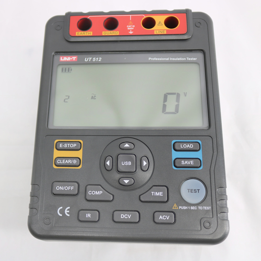 UNI-T UT512绝缘电阻测试仪米Ohm 2500v Usb接口欧姆