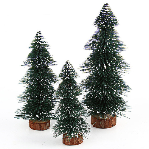 Mini Christmas tree, tabletop pine needle tree, flocked tree tower, Christmas decoration supplies cross-border supply
