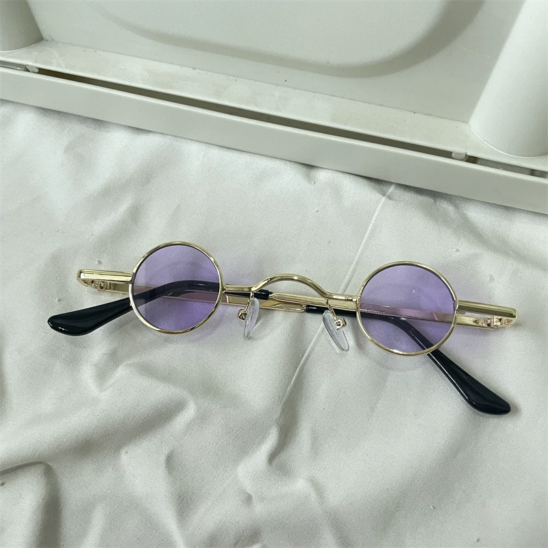 Retro Purple Sunglasses, UV Protection, Multiple Frame Shapes, Width 13–14 cm