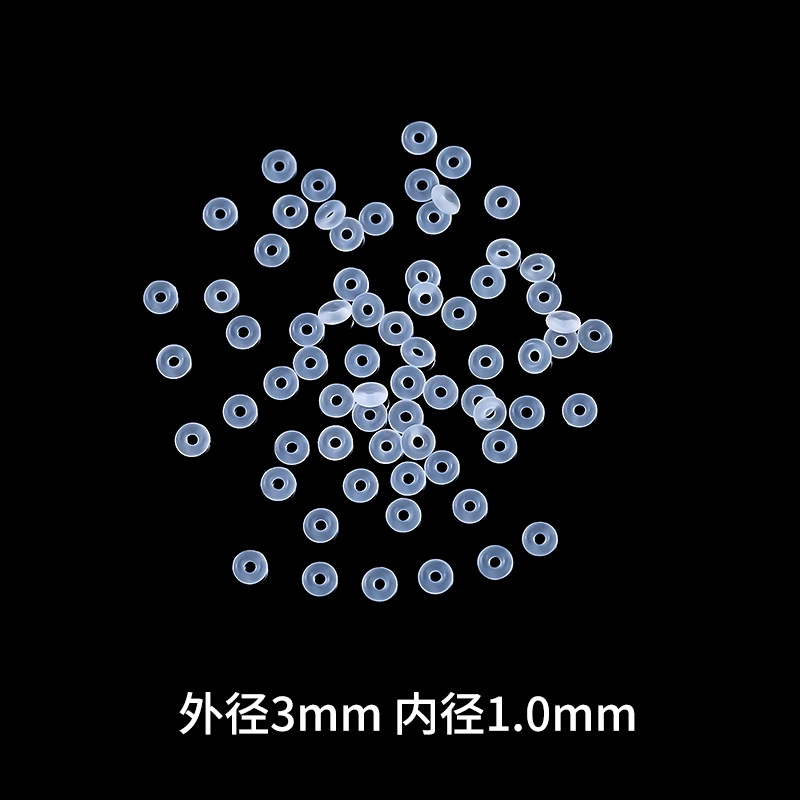 涛透明手串シリカゲルスペーサー部品超薄型水晶ステルスプラスチック隔珠文遊びスペーサー