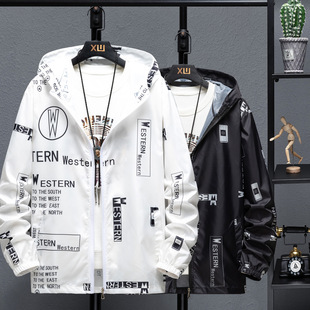 New Cross-border Hot-selling Skin Clothes Men's Summer Thin Jacket Breathable Plus Size Fishing Clothes Student Jacket