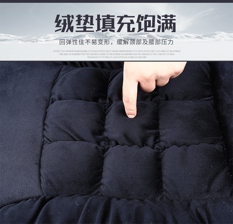 Cross-border Hot-selling Winter Warm fleece-lined Thickened Short Plush Car Seat Cushion Non-slip Tie-free Driving Single Seat Butt Pad