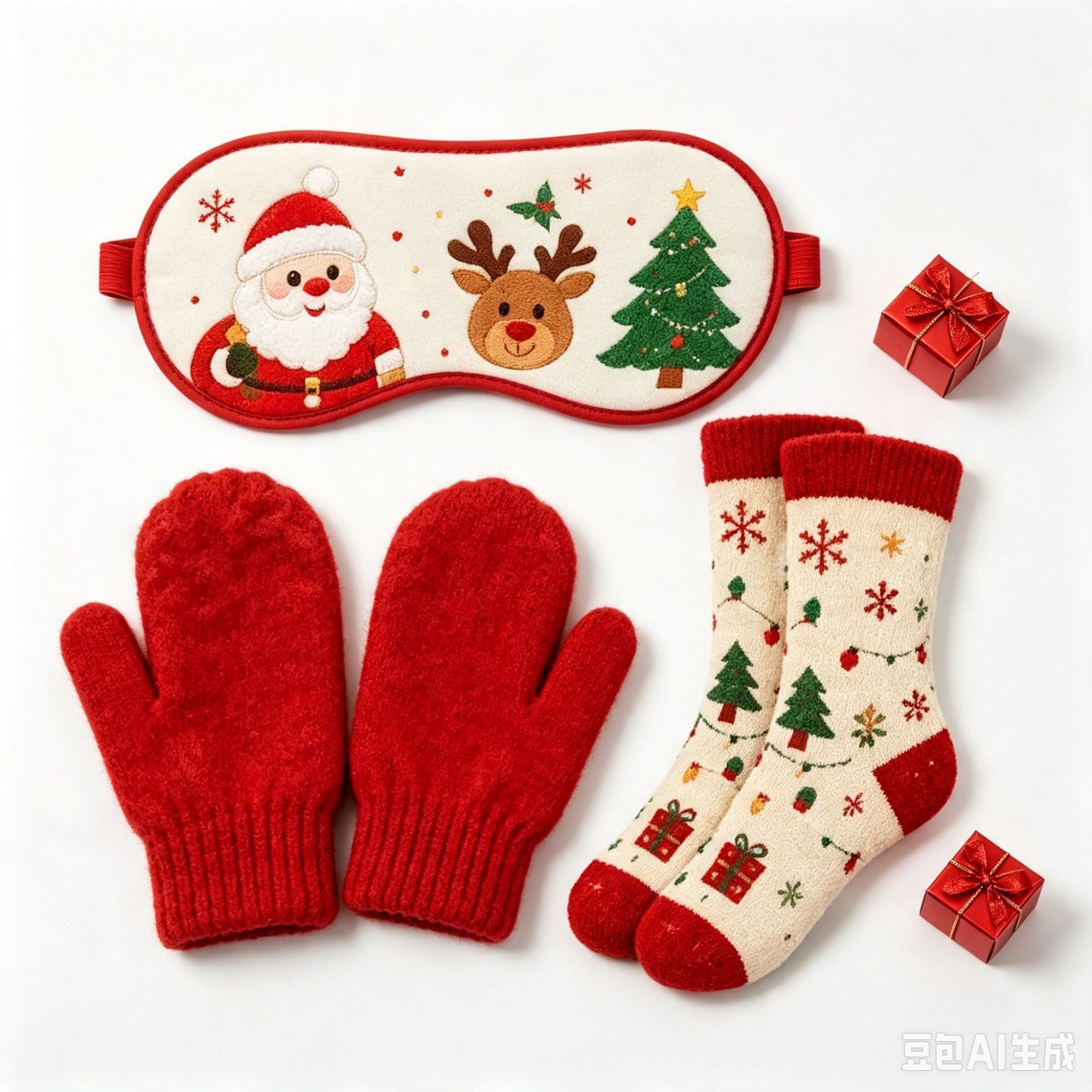 Caja Ciega de Calendario de Adviento de Tela para Navidad