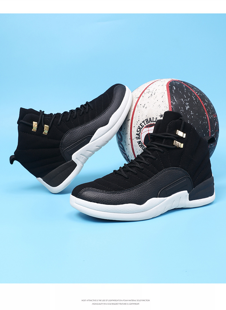 A J12 Basketballschuhe Grenzüberschreitende große Herrenschuhe High-Top-Schuhe Jugendsportschuhe Herren Sporttrainingsschuhe Studenten_voghion.com