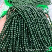 Натуральный русский материал Hetian Jade яшма 5 мм бусы Будды без черных точек DIY многокруговой браслет в прямом эфире оптовый производитель