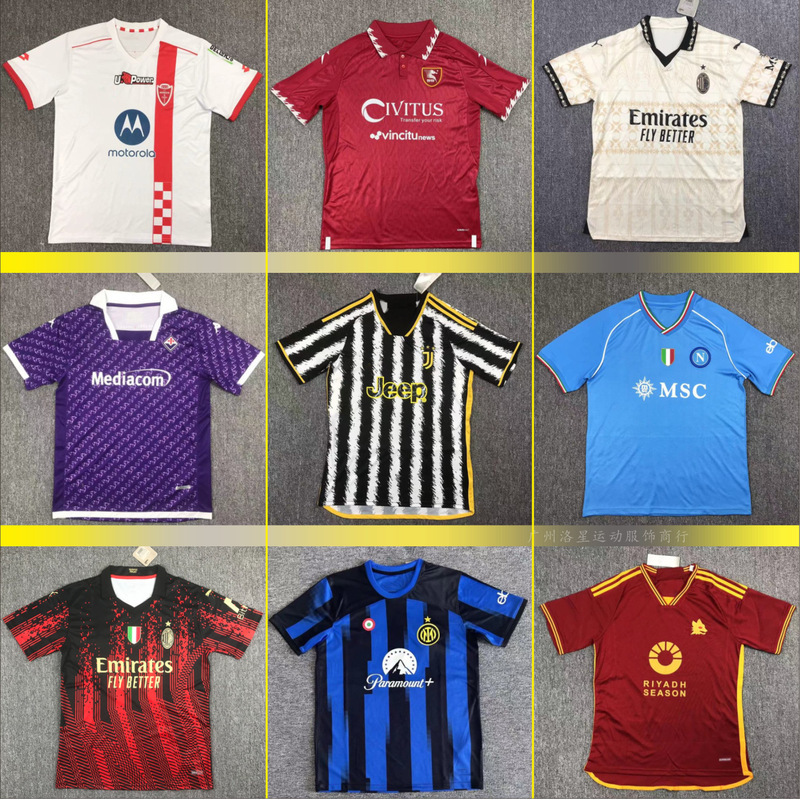 2223 Serie A All-League AC Inter Juve Naples Turin Roma Lazio Breathable T-Shirt Football Clothes 2223 Serie A All-League AC Inter Juve Naples Turin Roma Lazio Breathable T-Shirt Football Clothes