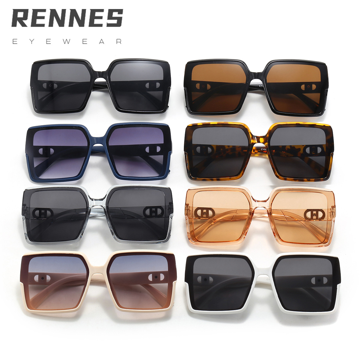 2024 nuevo estilo coreano elegante marco pequeño de alta calidad gafas de sol al aire libre protección UV desgaste esencial gafas de sol