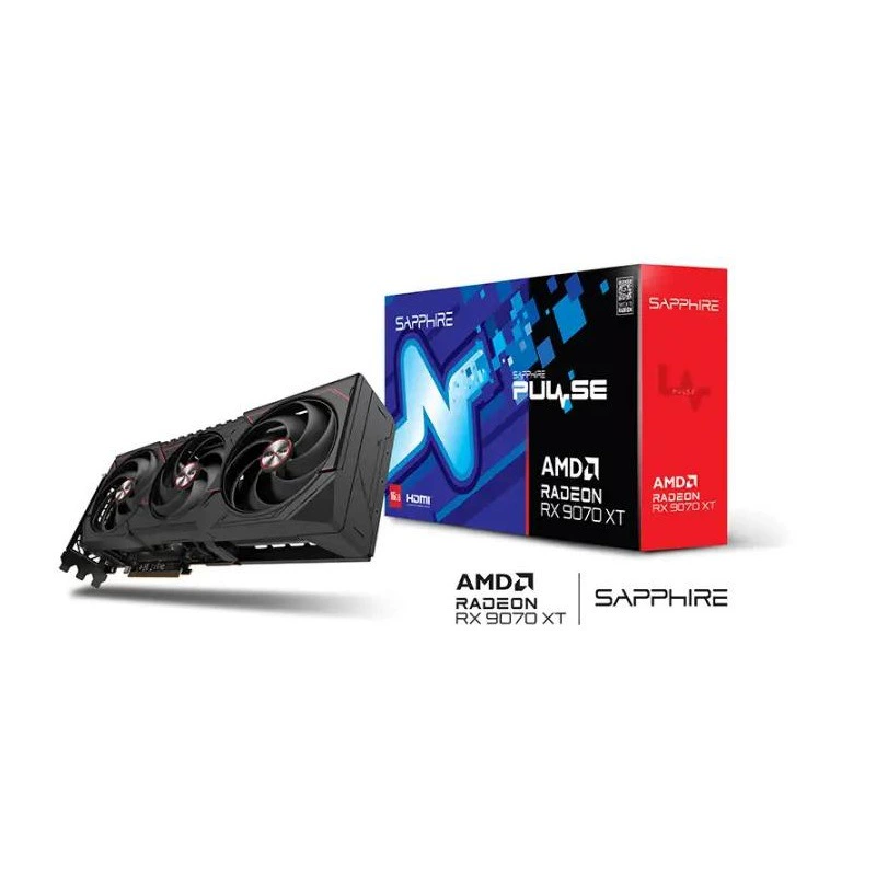 Сапфировый AMD RADEON RX9070 XT 16G Пульсация Настольная Э-спорт игровая видеокарта